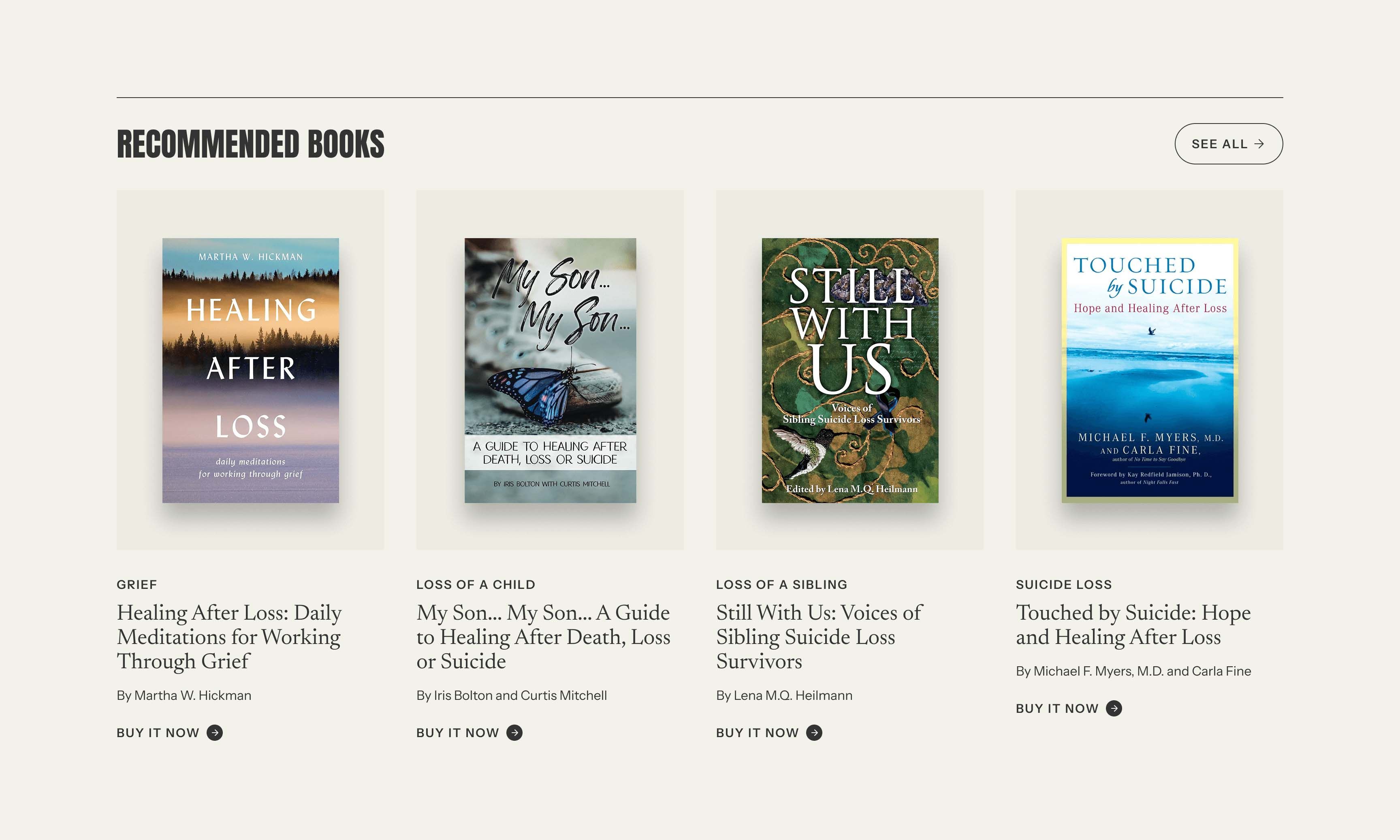 alt="Grieving Grandmothers Recommended Reading for Survivors of Suicide"