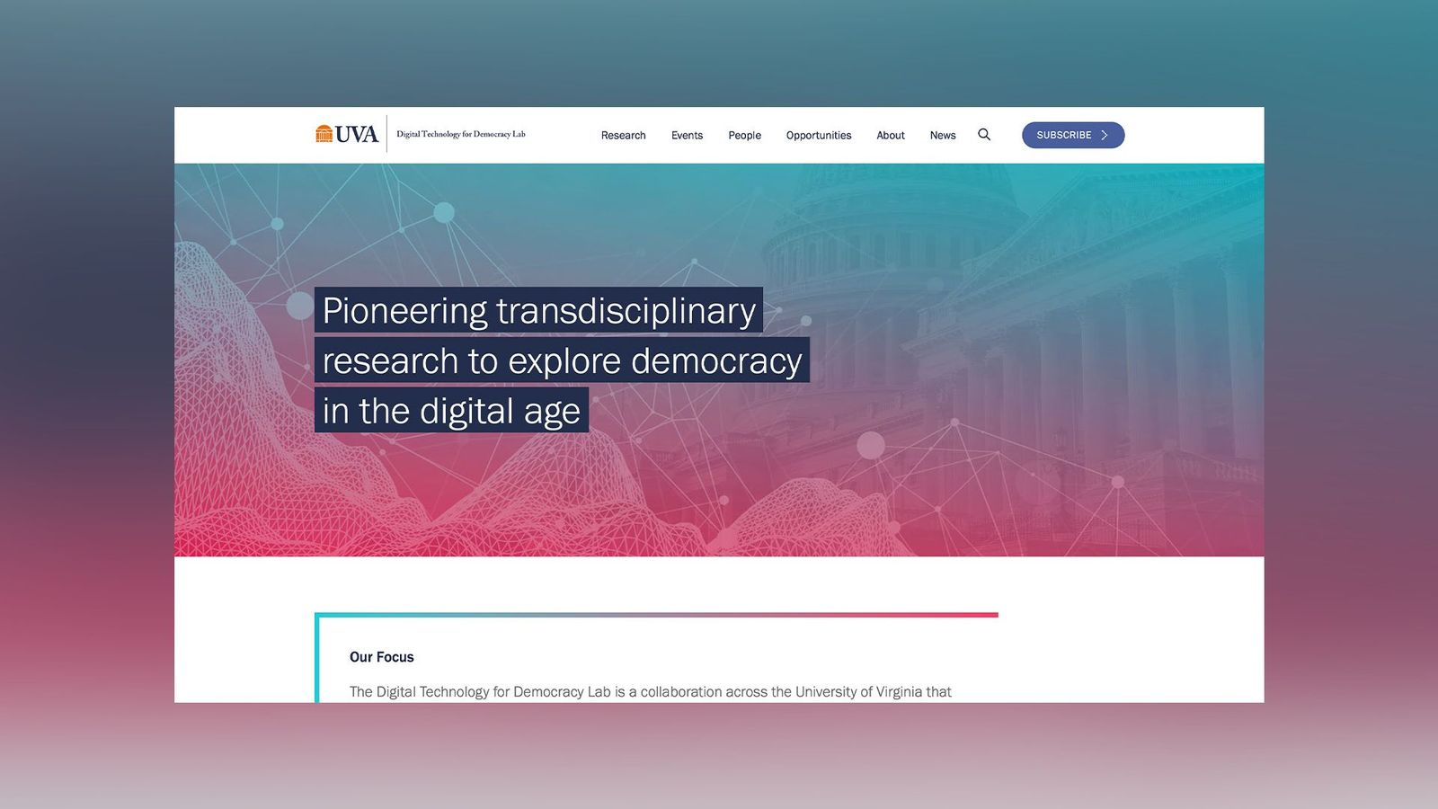 alt="UVA Digital Technology for Democracy Lab Project Thumbnail"