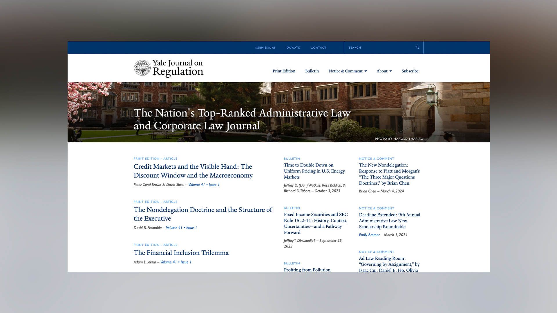 alt="Yale Journal on Regulation"